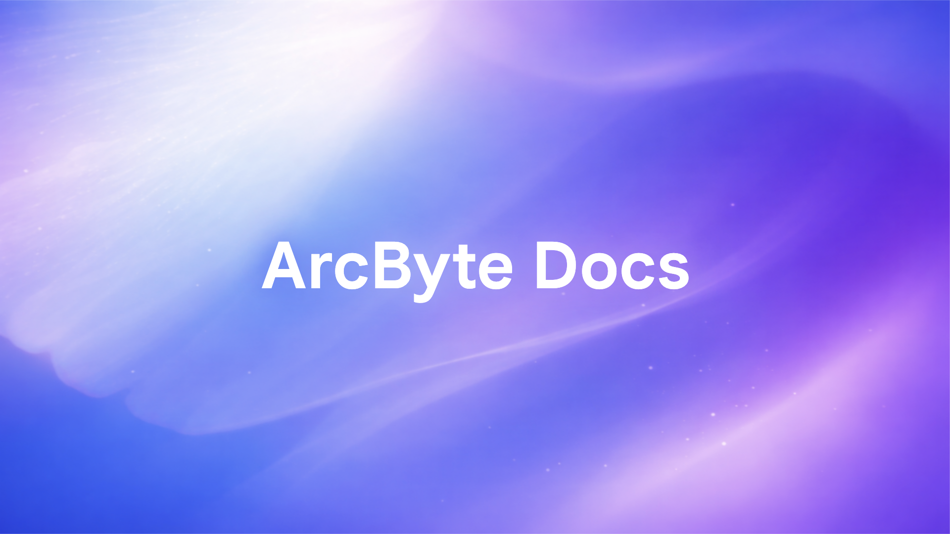 ArcByte Docs Cover